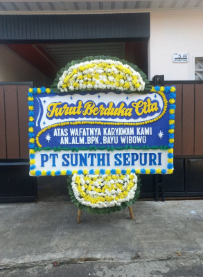 Papan Bunga Duka di Meranti Pandak